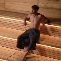 Килт вафельный банный Этель «Boho» 75*145 см. цв. темно-серый, 100% хл, 290 г/м2 Килт вафельный банный Этель «Boho» 75*145 см. цв. темно-серый, 100% хл, 290 г/м2