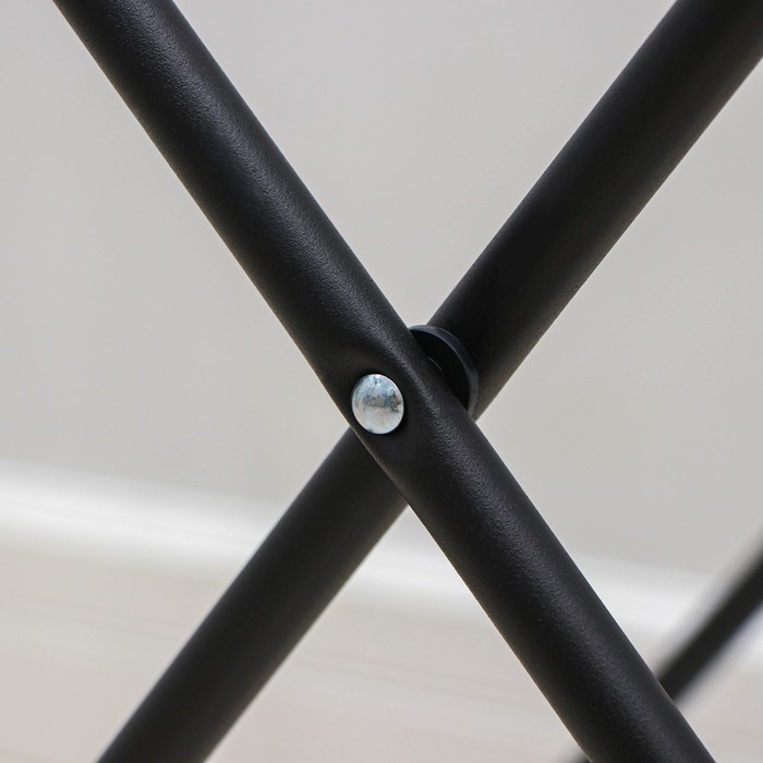 Сушилка для белья напольная складная, рабочая длина 20 м, высота от пола 95 см, ширина 54 см, цвет чёрный Сушилка для белья напольная складная, рабочая длина 20 м, высота от пола 95 см, ширина 54 см, цвет чёрный