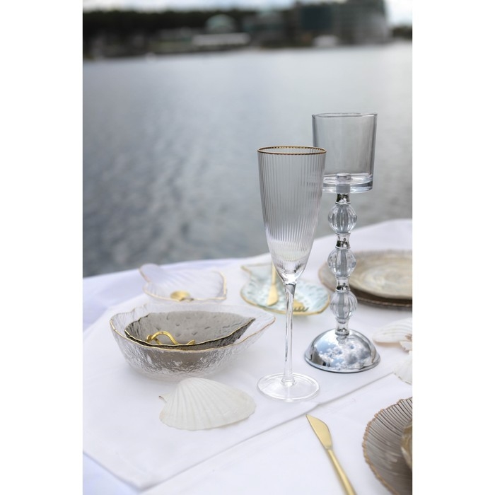 Бокал для шампанского «Орион», 300 мл, 7×27,5 см, стекло Бокал для шампанского «Орион», 300 мл, 7×27,5 см, стекло