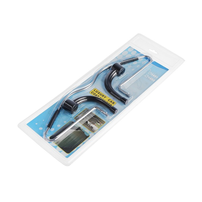 Плечики с креплением на подголовник, хром