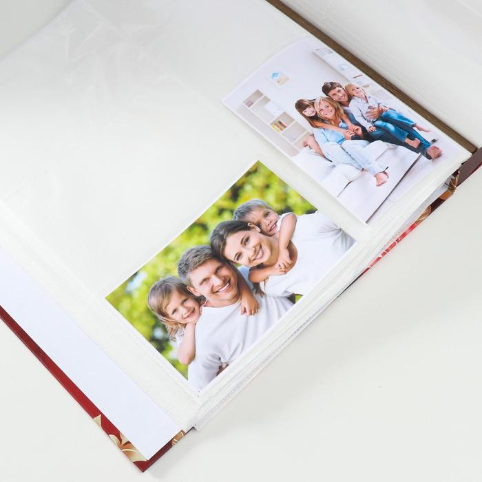 Фотоальбом на 500 фото 10х15 см "Розы/Лилии" в коробке МИКС 33,5х30х5,5 см