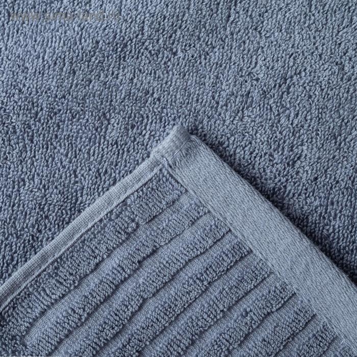 Полотенце махровое Этель &laquo;Минимализм&raquo; 70х140 см, цвет синий 100% хлопок, 360 гр/м2