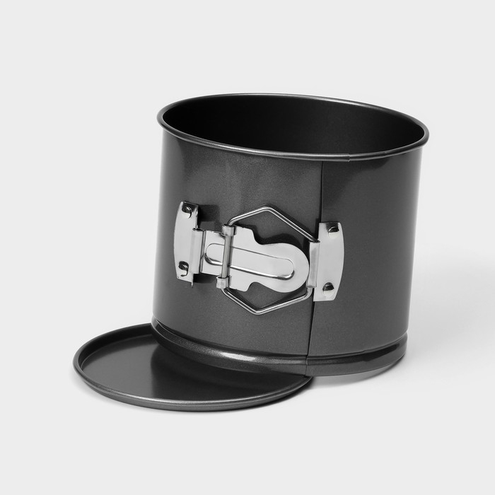 Форма для выпечки Доляна «Элин», 12×10 см, съёмное дно, антипригарное покрытие Форма для выпечки Доляна «Элин», 12×10 см, съёмное дно, антипригарное покрытие