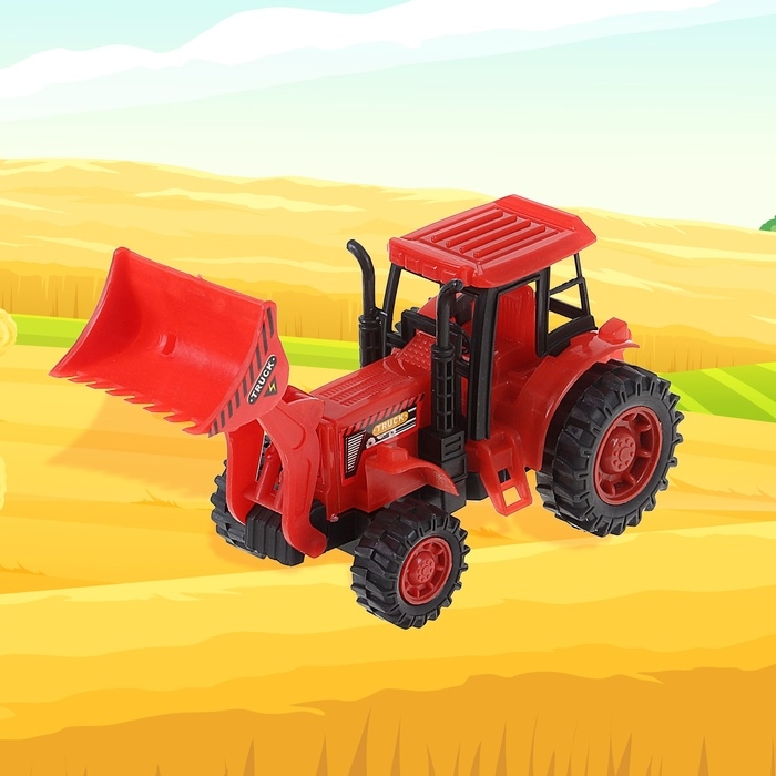 Трактор инерционный &laquo;Погрузчик&raquo;, цвета МИКС