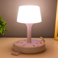 Настольная лампа "Эра" LED 5Вт 3000К-6000К 4 розетки 2хUSB2.0 МИКС 15х15х22см RISALUX Настольная лампа "Эра" LED 5Вт 3000К-6000К 4 розетки 2хUSB2.0 МИКС 15х15х22см RISALUX