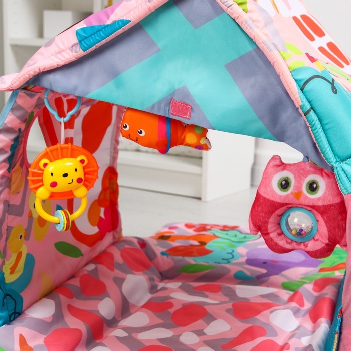 Развивающий коврик &laquo;Тропинка к дому&raquo;, с дугами, 73х73х0,5