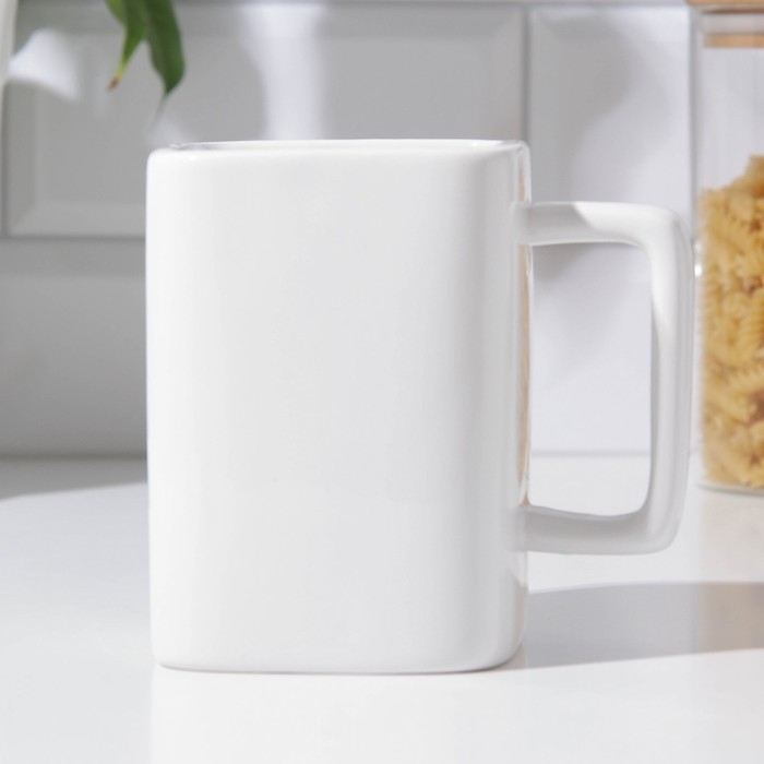 Кружка керамическая &laquo;Решу любой вопрос&raquo;, 500 мл, цвет белый