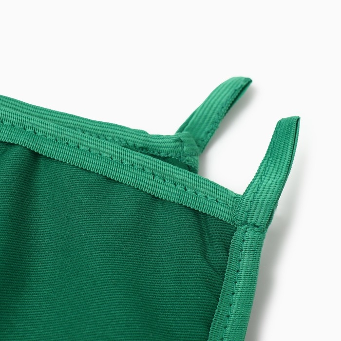 Набор кух. Этель New year collection цв. зел., варежка18х29 см, прихватка 19х19 см,100% хл.