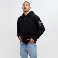 Худи мужское MINAKU "Решайся", цвет чёрный, размер 48 Худи мужское MINAKU "Решайся", цвет чёрный, размер 48