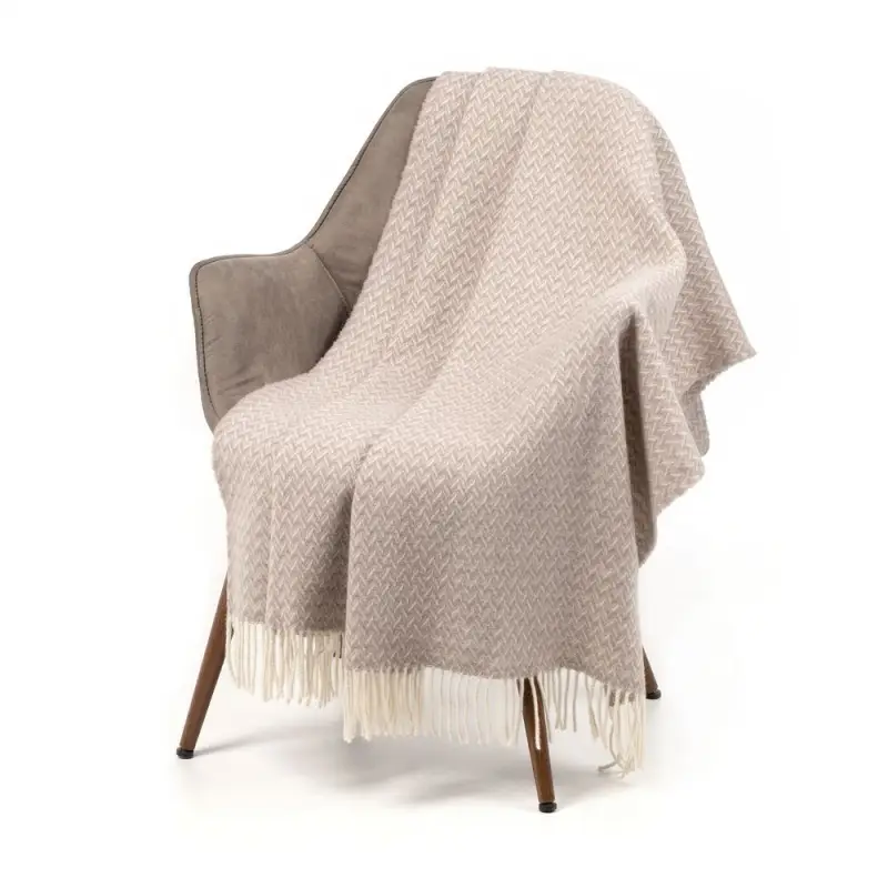 Плед &laquo;Селигер&raquo;, песочный