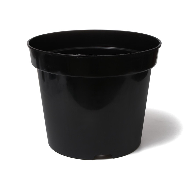 Горшок для рассады, 20 л, d = 35,5 см, h = 30,5 см, чёрный, Greengo Горшок для рассады, 20 л, d = 35,5 см, h = 30,5 см, чёрный, Greengo