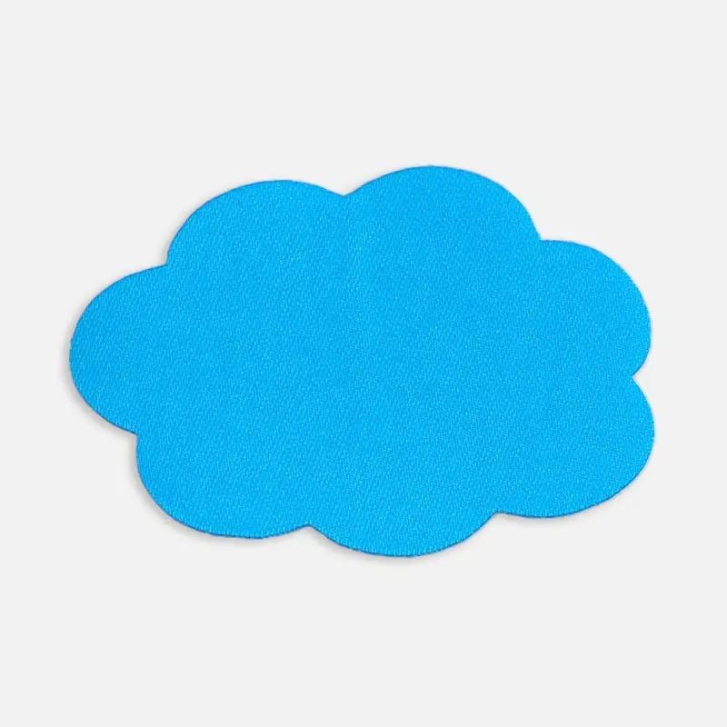 Наклейка тканевая Lunga Calum, L, голубая Наклейка тканевая Lunga Calum, L, голубая