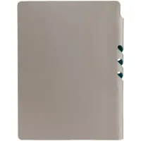 Ежедневник Flexpen, недатированный, серебристо-бирюзовый Ежедневник Flexpen, недатированный, серебристо-бирюзовый