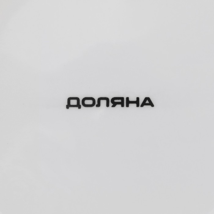 Набор тарелок фарфоровых Доляна &laquo;Малахитовая шкатулка&raquo;, 18 предметов: 6 тарелок d=20 см, 6 тарелок d=25 см, 6 тарелок глубоких 340 мл