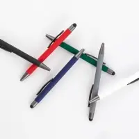 Ручка шариковая Atento Soft Touch Stylus со стилусом, черная Ручка шариковая Atento Soft Touch Stylus со стилусом, черная