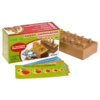 Набор цилиндров Монтессори №1, 14&times;7 см