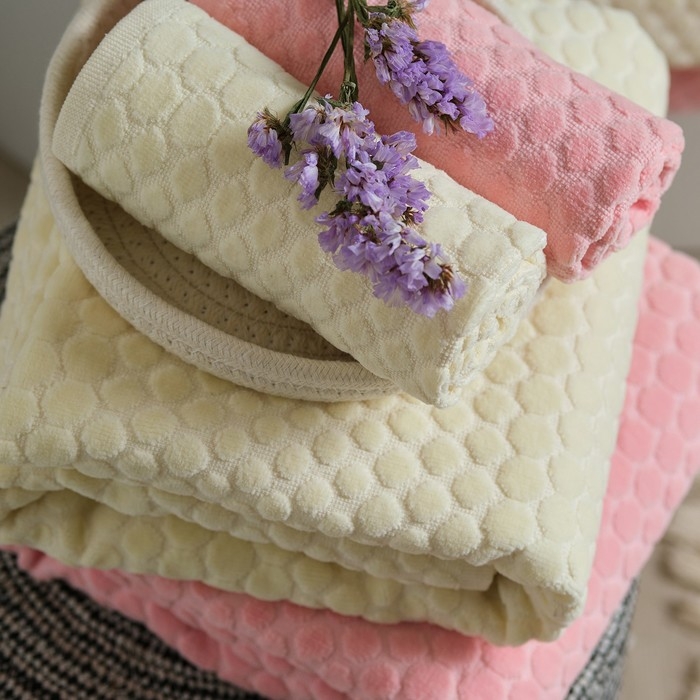 Полотенце махровое LoveLife &laquo;Комфорт&raquo; 50х90 см, розовый, 100% хлопок, 500 гр/м2