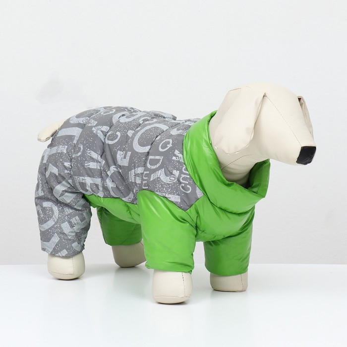 Комбинезон Комбинезон "Ультра" светоотражающий, размер 14 (ДС 32 см, ОГ 42 см, ОШ 31 см), зелёный