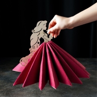 Салфетница деревянная &laquo;Рапунцель&raquo;, 25&times;15&times;13 см