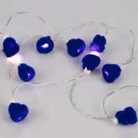 Гирлянда Cosy Poms, синяя Гирлянда Cosy Poms, синяя