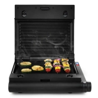 Электрогриль КТ-1632 двусторонний гриль электрический 1000Вт