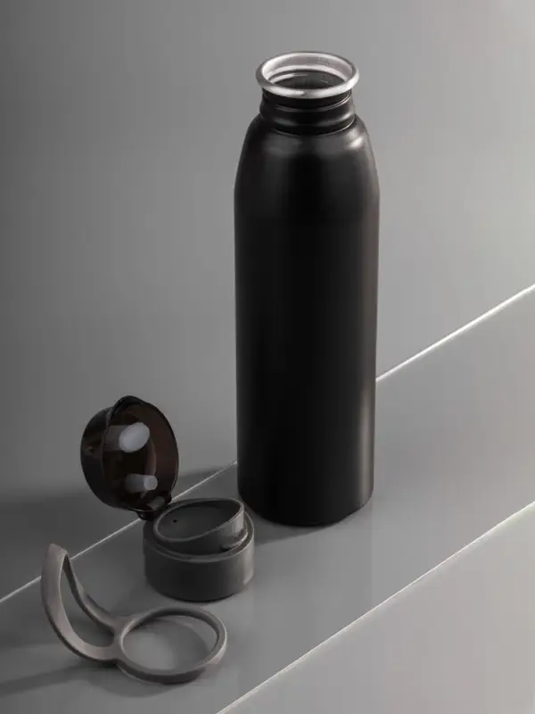 Бутылка для воды Billy Gym, матовая черная