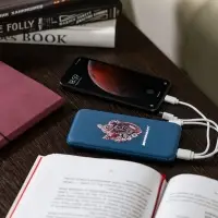 Аккумулятор с подсветкой markBright City, 10000 мАч, синий