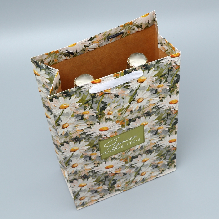 Пакет подарочный под две бутылки, упаковка, &laquo;Яркие моменты&raquo;, 35 х 20 х 9 см