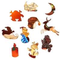 Новогодний пазл фигурный &laquo;Новый год! Письмо Деду Морозу&raquo;