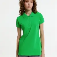 Рубашка поло женская Virma Premium Lady, зеленое яблоко, размер S