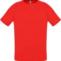 Футболка унисекс Sporty 140 красная, размер L