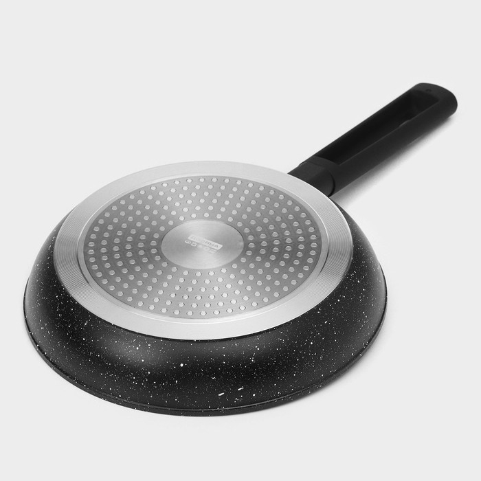 Сковорода Доляна &laquo;Первый дом&raquo;, d=22 см, антипригарное покрытие, индукция, цвет чёрный