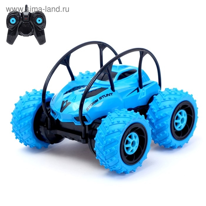 Машина-перевёртыш радиоуправляемая &laquo;Трюкач&raquo;, работает от аккумулятора, цвета МИКС