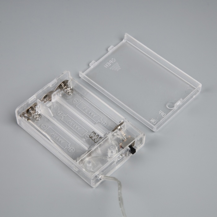 Гирлянда &laquo;Нить-гроздь&raquo; 60 см, нить прозрачная, &laquo;Красочные шары&raquo;, 30 LED, 4.5 В, батарейки ААх3 (нет в комплекте), свечение тёплое белое