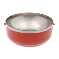 Ланч-бокс "Доляна", 2 л, сохраняет тепло 3 ч, 14 х 26 см,  коричневый