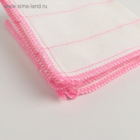 Набор салфеток для мытья посуды Доляна, 30&times;30 см, 3 шт