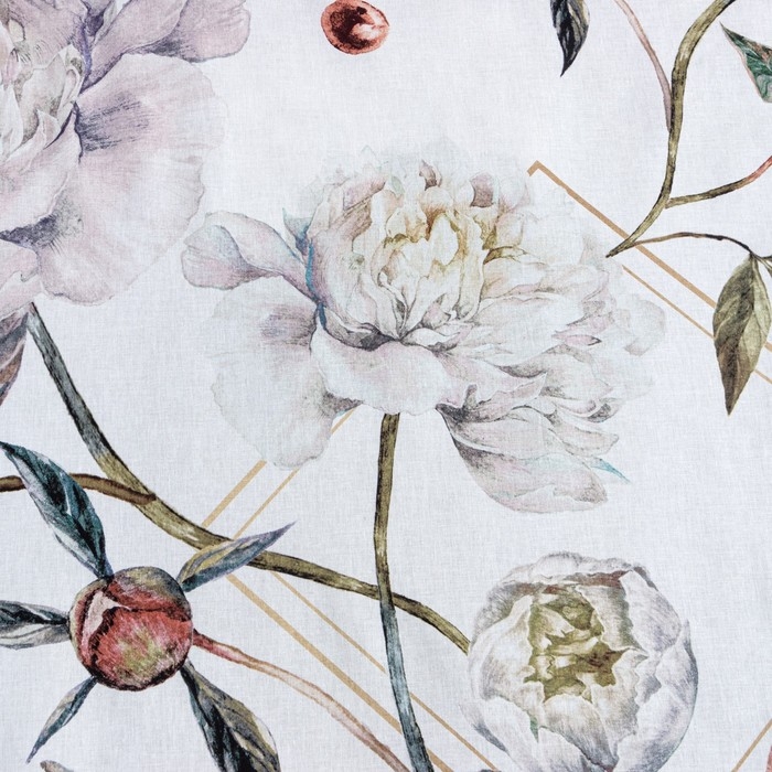 Постельное бельё Этель Дуэт «Пионы» 143х215 см - 2 шт, 220х240 см, 70х70 см -2 шт Постельное бельё Этель Дуэт «Пионы» 143х215 см - 2 шт, 220х240 см, 70х70 см -2 шт