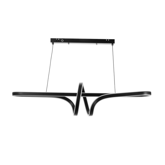 Светильник с ПДУ "Кендо" LED 160Вт 3000-6000К черный 100х24х25-125 см