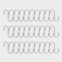 Крючки для мяса из нержавеющей стали, 12х3,5 см, упаковка 30 шт Крючки для мяса из нержавеющей стали, 12х3,5 см, упаковка 30 шт