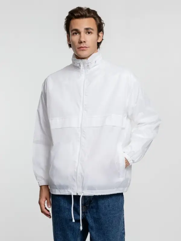 Ветровка из нейлона Surf 210 белая, размер XS