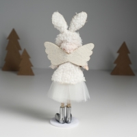 Кукла интерьерная "Ангелочек в шапке с ушками зайчика" 4х8х20 см Кукла интерьерная "Ангелочек в шапке с ушками зайчика" 4х8х20 см