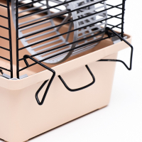 Клетка-мини для грызунов "Пижон" №2, укомплектованная, 27 х 15 х 16 см, бежевая Клетка-мини для грызунов "Пижон" №2, укомплектованная, 27 х 15 х 16 см, бежевая