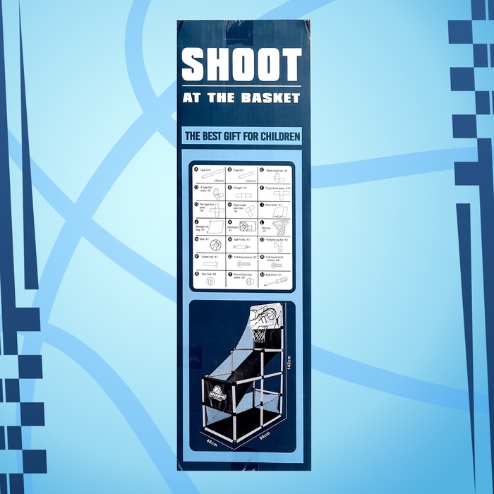 Баскетбольное кольцо &laquo;Король спорта&raquo;, стойка-каркас, полный набор, 2 мяча, 142 см