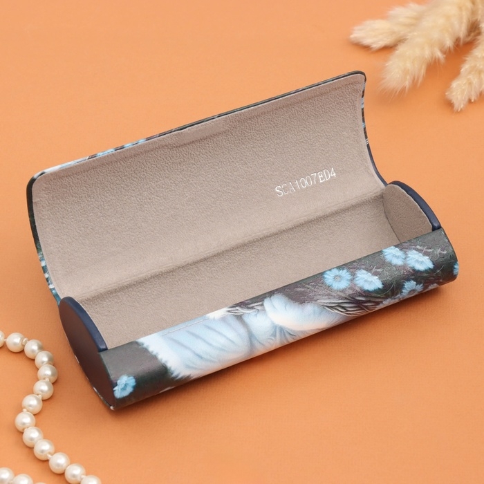 Очечник "Кот в цветах", 17х7 см