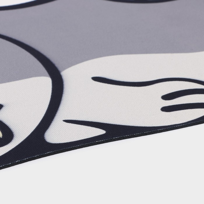 Коврик для дома Доляна &laquo;Хаски&raquo;, влаговпитывающий, 59&times;39 см