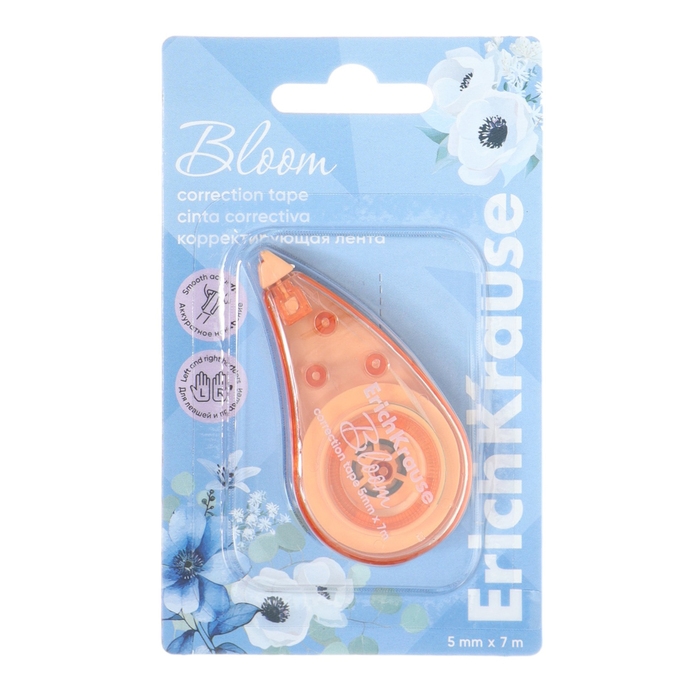 Корректирующая лента 5 мм х 7 м, ErichKrause Pastel Bloom, микс Корректирующая лента 5 мм х 7 м, ErichKrause Pastel Bloom, микс