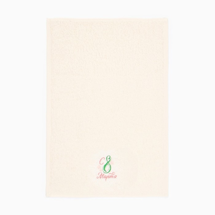 Полотенце махровое Этель "С 8 Марта" 35х50 см, 100% хлопок, 350 г/м2