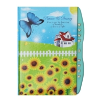 Записная книжка подарочная на замке, А6+, 48 листов, линия, "Бабочка", МИКС Записная книжка подарочная на замке, А6+, 48 листов, линия, "Бабочка", МИКС