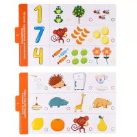 Магнитный планшет обучающий, с карточками, 20 карточек, Синий трактор Магнитный планшет обучающий, с карточками, 20 карточек, Синий трактор