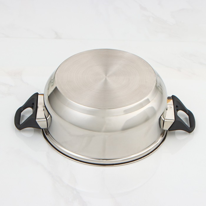 Кастрюля со стеклянной крышкой Astell, d=20 см, 2,8 л, капсульное дно, индукция Кастрюля со стеклянной крышкой Astell, d=20 см, 2,8 л, капсульное дно, индукция